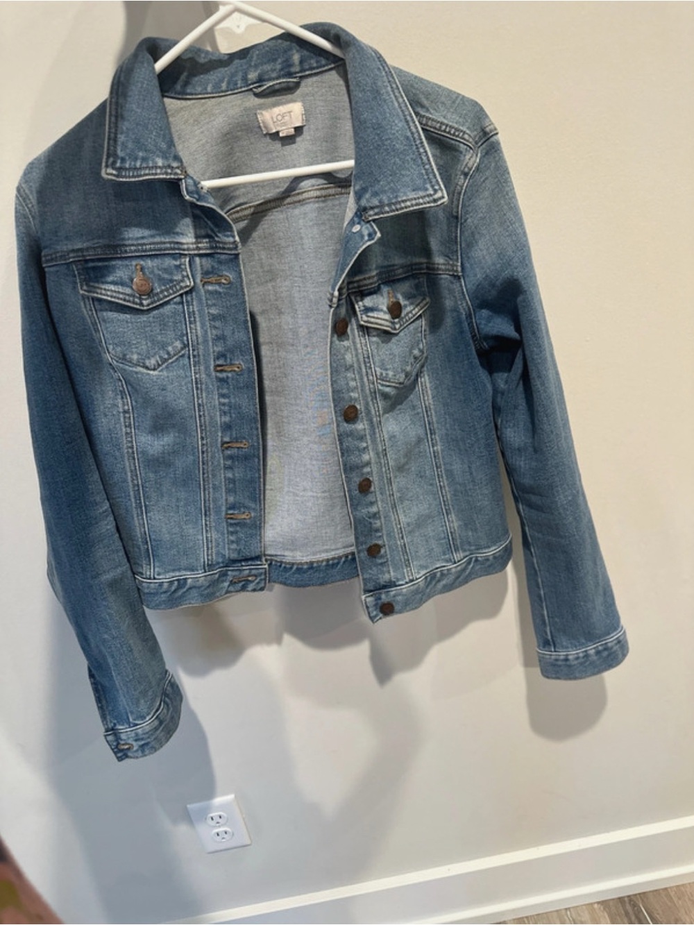 LOFT Light Blue Denim Jean Jacket